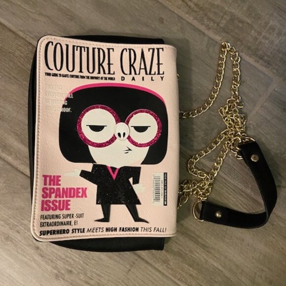 Edna Mode Magazine Cover Loungefly Crossbody - Picture 1 of 2